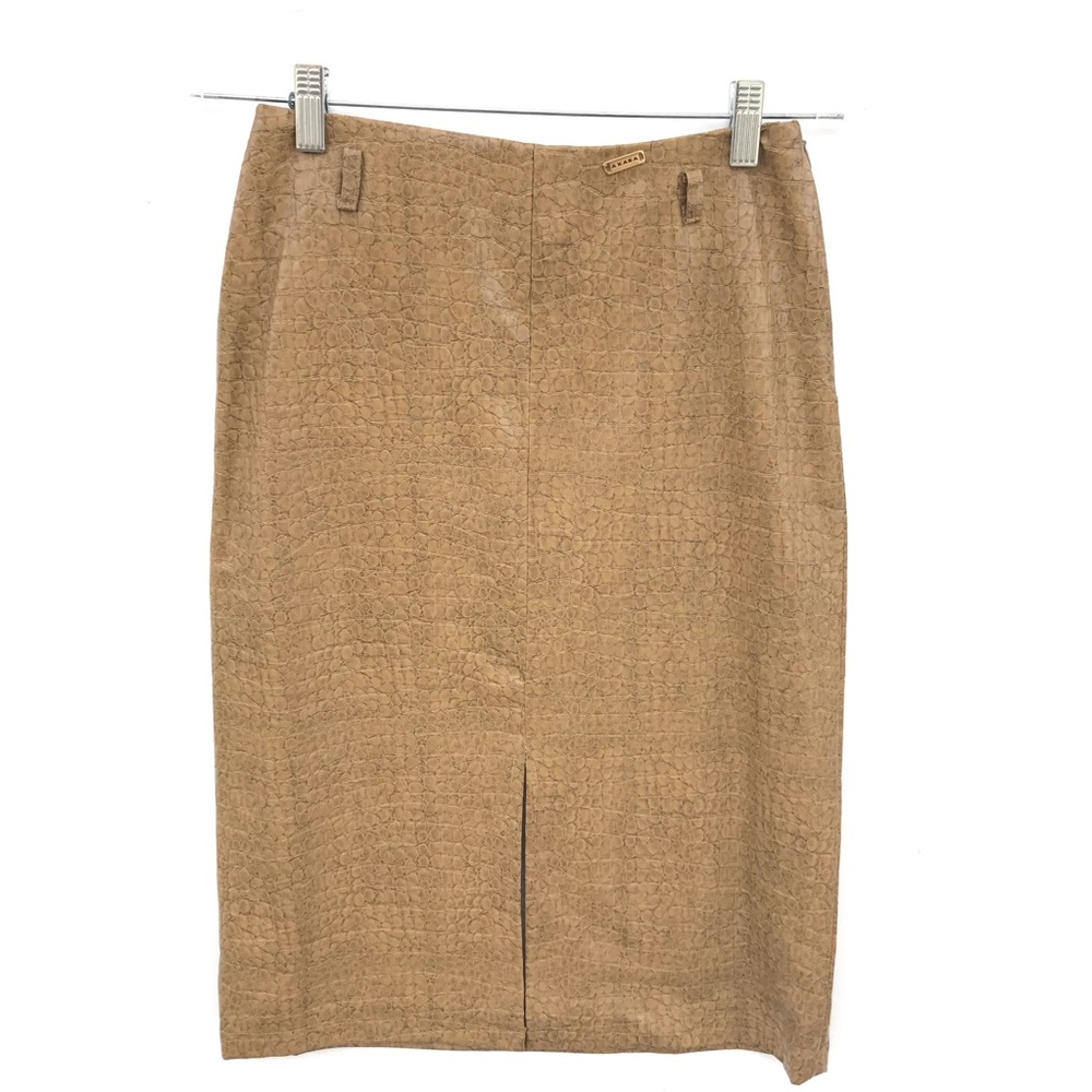 AXARA Snakeskin Pencil Skirt
